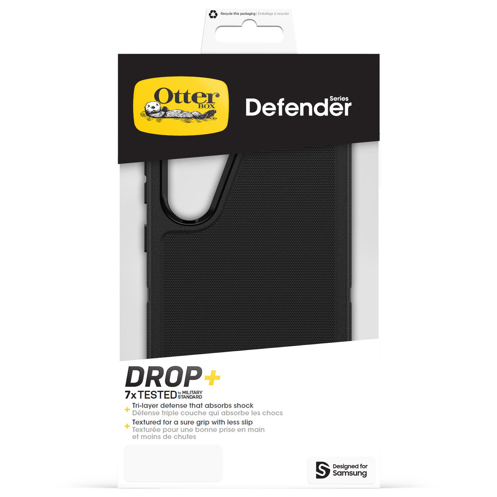 OtterBox Defender Schutzhülle für Samsung Galaxy S25+ schwarz