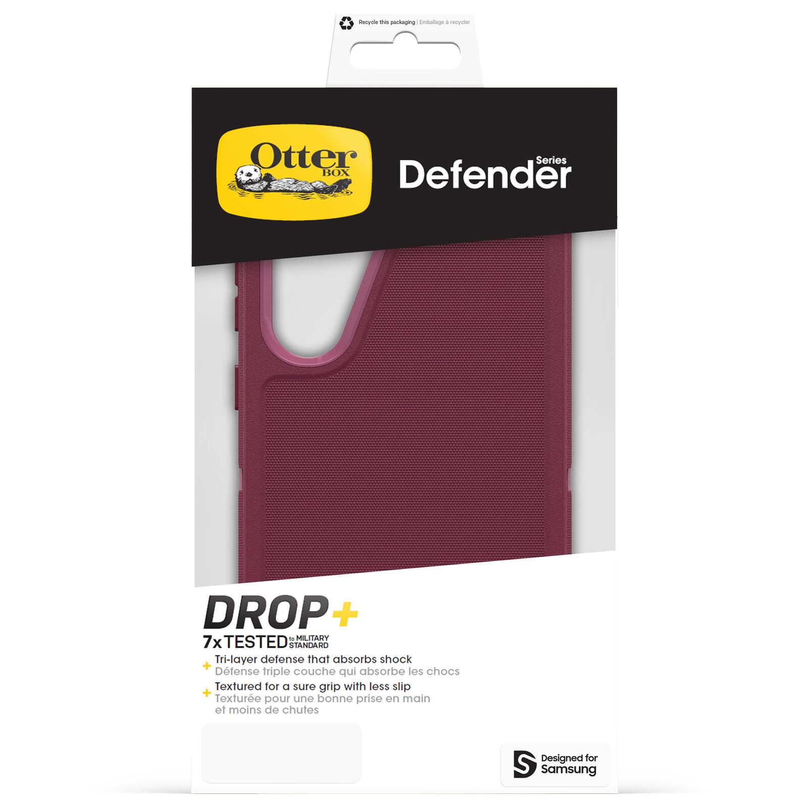 OtterBox Defender Schutzhülle für Samsung Galaxy S25+ Foxberry - pink
