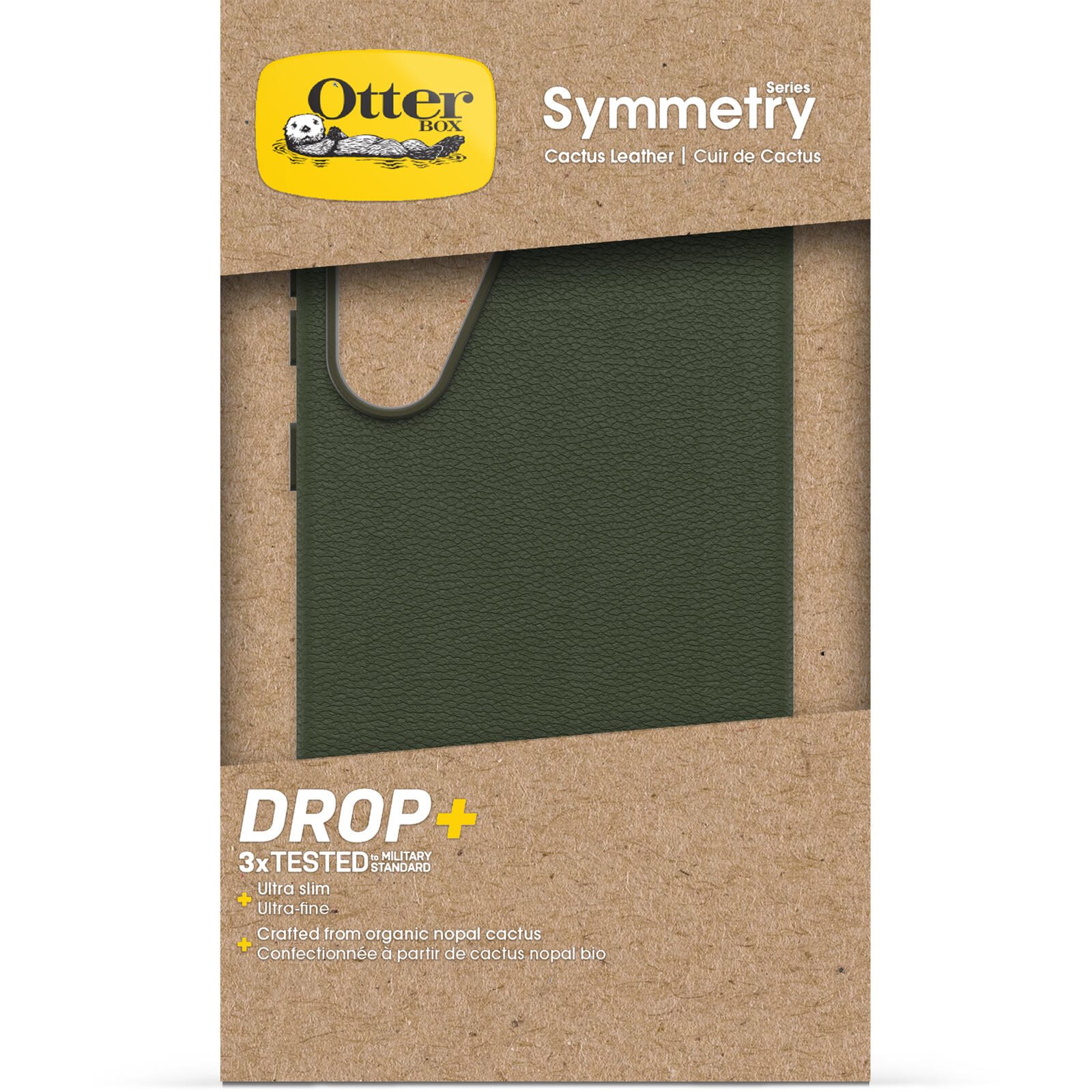OtterBox Symmetry Cactus Leather Schutzhülle für Samsung Galaxy S25+ Cactus Grove - green