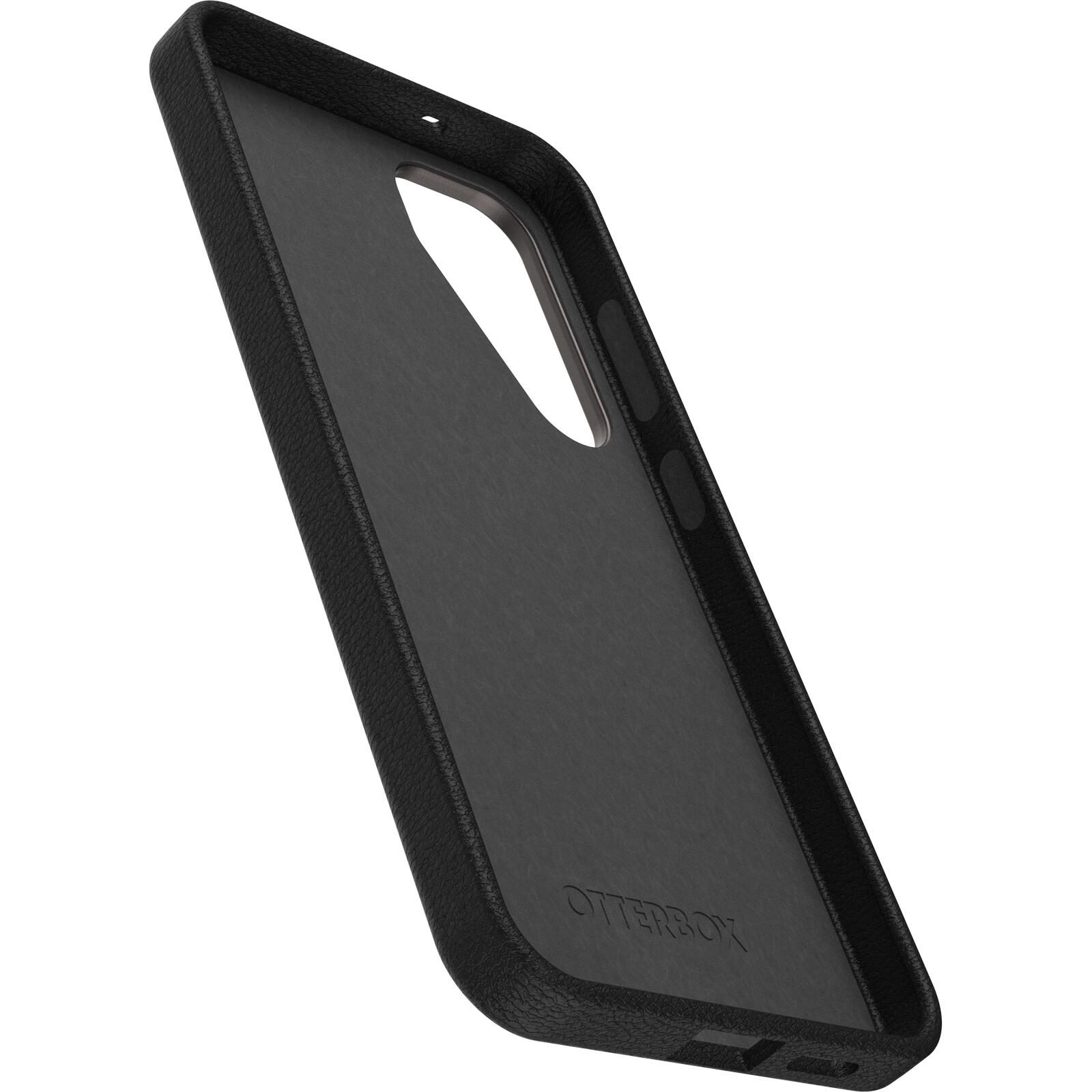 OtterBox Symmetry Cactus Leather Schutzhülle für Samsung Galaxy S25+ Noir Ash - black