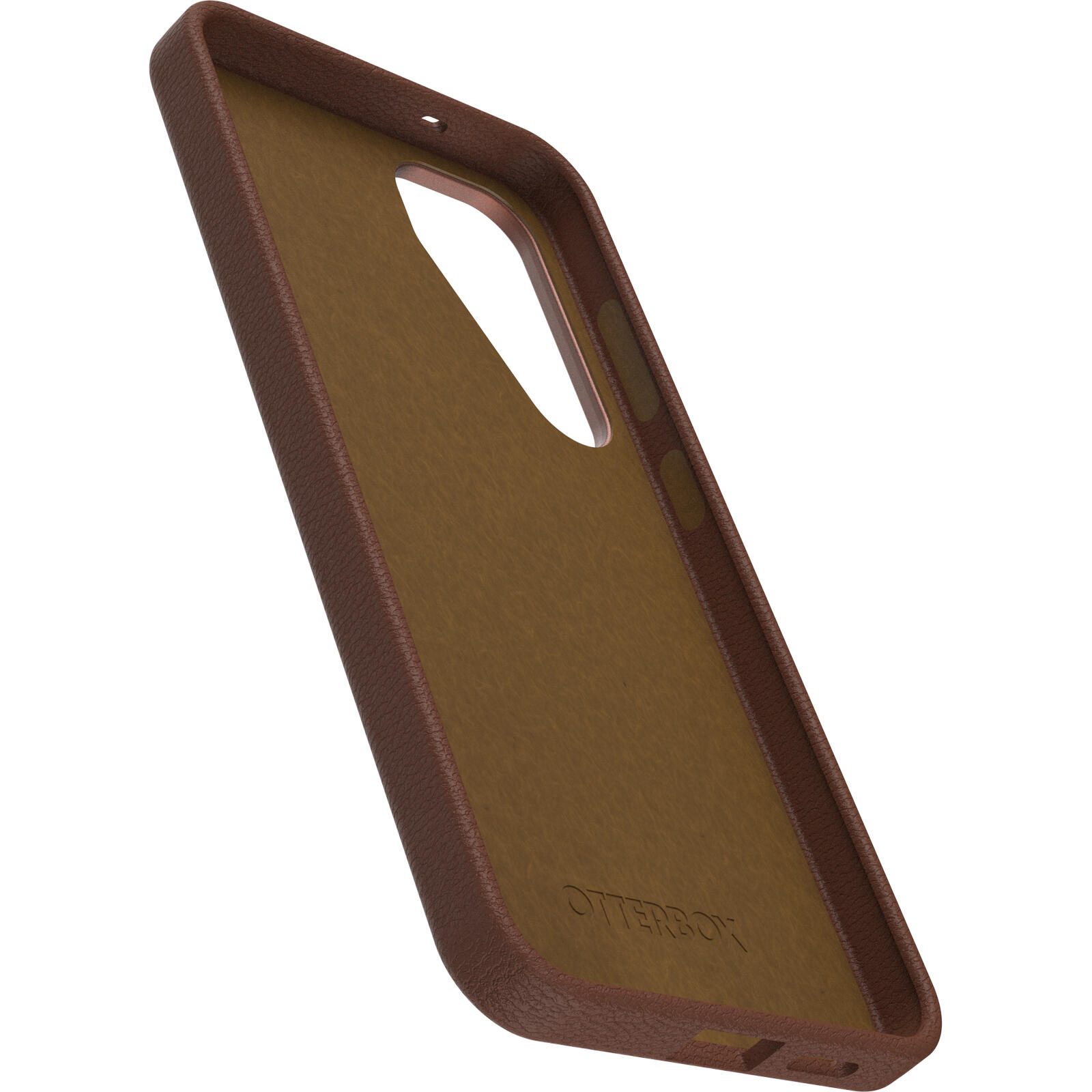 OtterBox Symmetry Cactus Leather Schutzhülle für Samsung Galaxy S25+ Rich Adove - brown