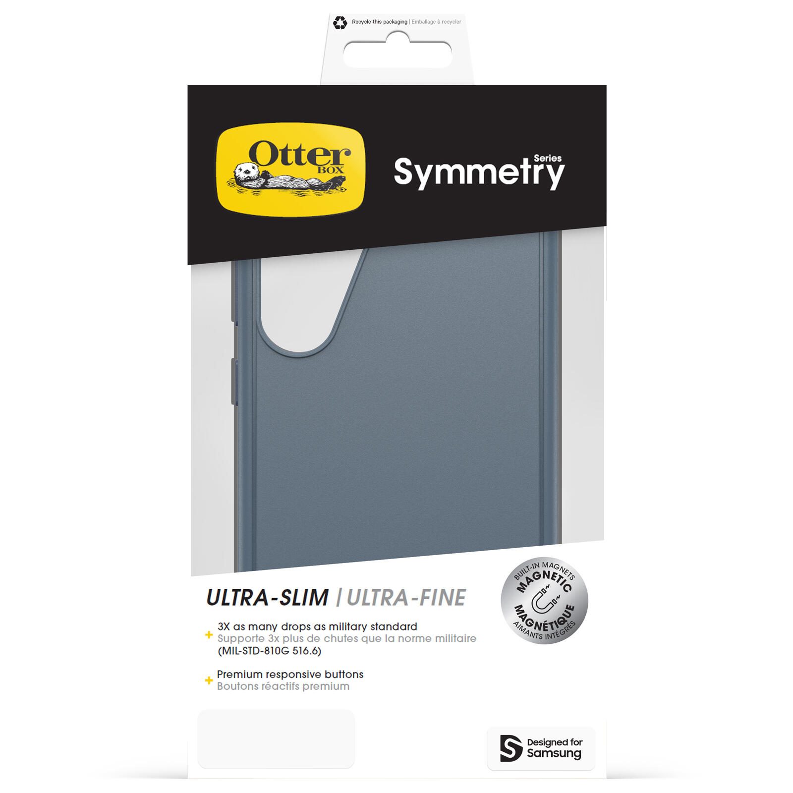 OtterBox Symmetry Magnets Schutzhülle für Samsung Galaxy S25+ Bluetiful - blue