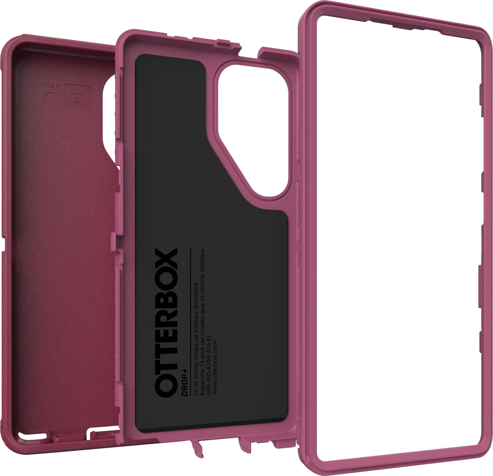OtterBox Defender Schutzhülle für Samsung Galaxy S25 Ultra Foxberry - pink