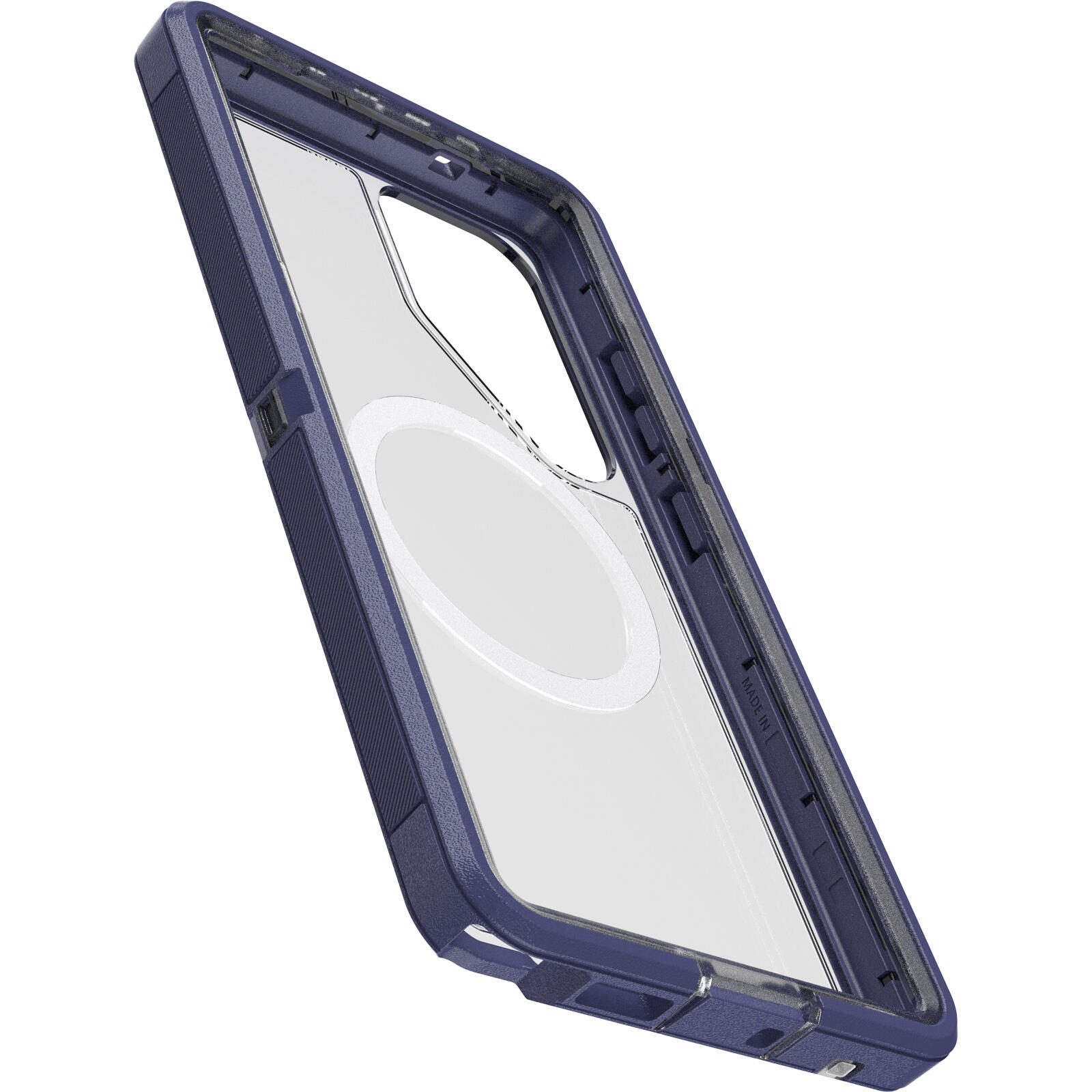 OtterBox Defender XT Clear Magnets Schutzhülle für Samsung Galaxy S25 Ultra Violet Thunder - clear/purple