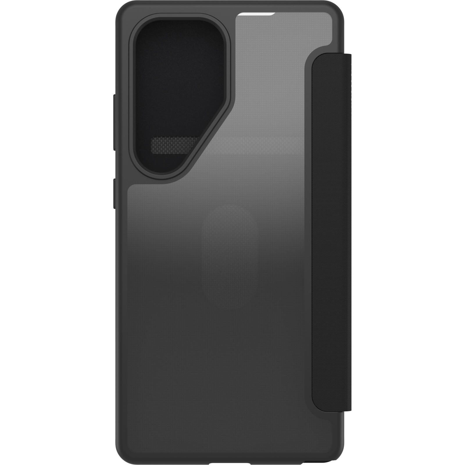 OtterBox React Folio Schutzhülle für Samsung Galaxy S25 Ultra Black Crystal - clear/black