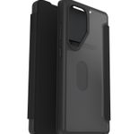 OtterBox React Folio Schutzhülle für Samsung Galaxy S25 Ultra Black Crystal - clear/black