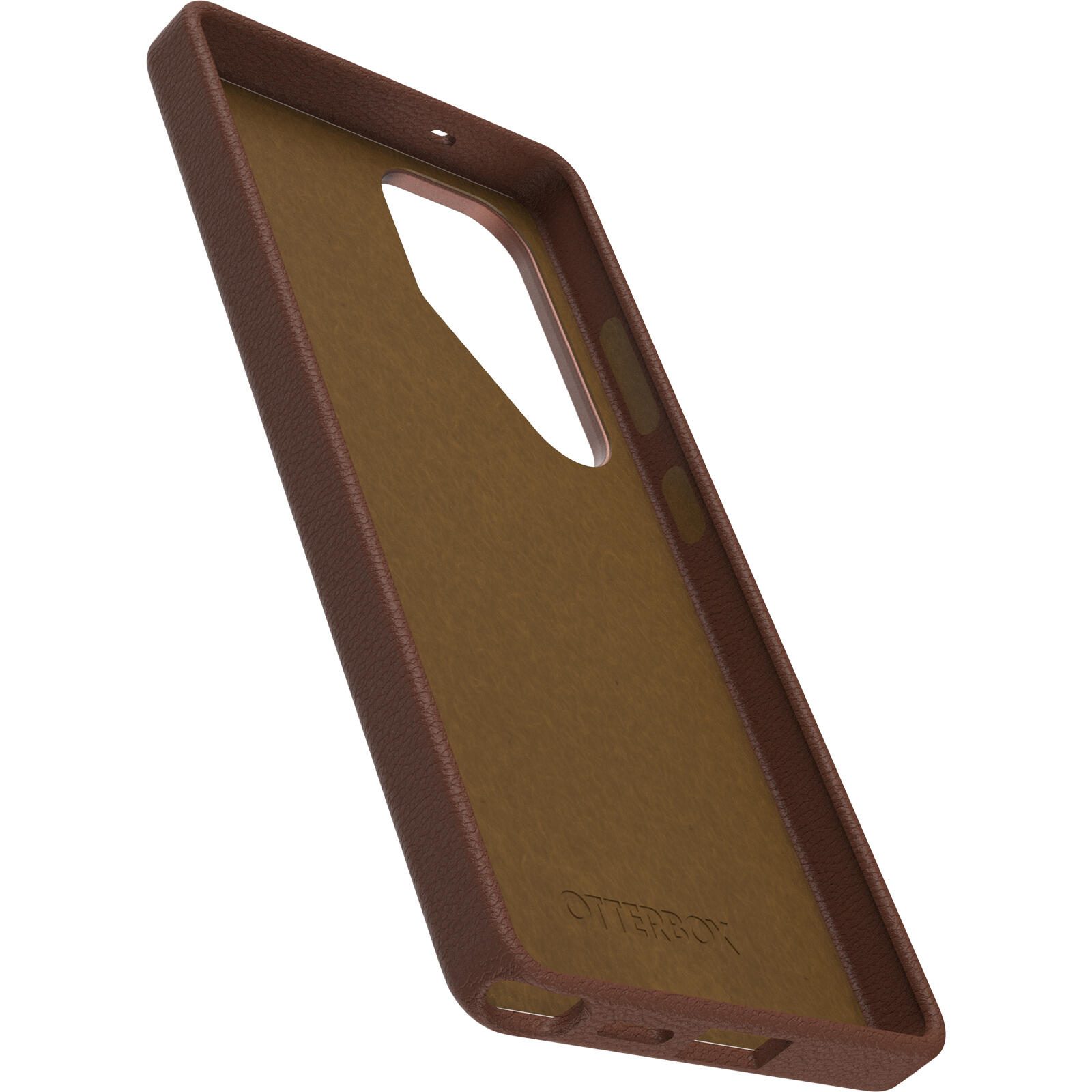 OtterBox Symmetry Cactus Leather Schutzhülle für Samsung Galaxy S25 Ultra Rich Adove - brown
