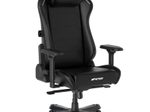 DXRacer Master Serie GC/XLMF24LTA/N Gaming Stuhl Plus / XL - Mikrofaser Kunstleder - Schwarz