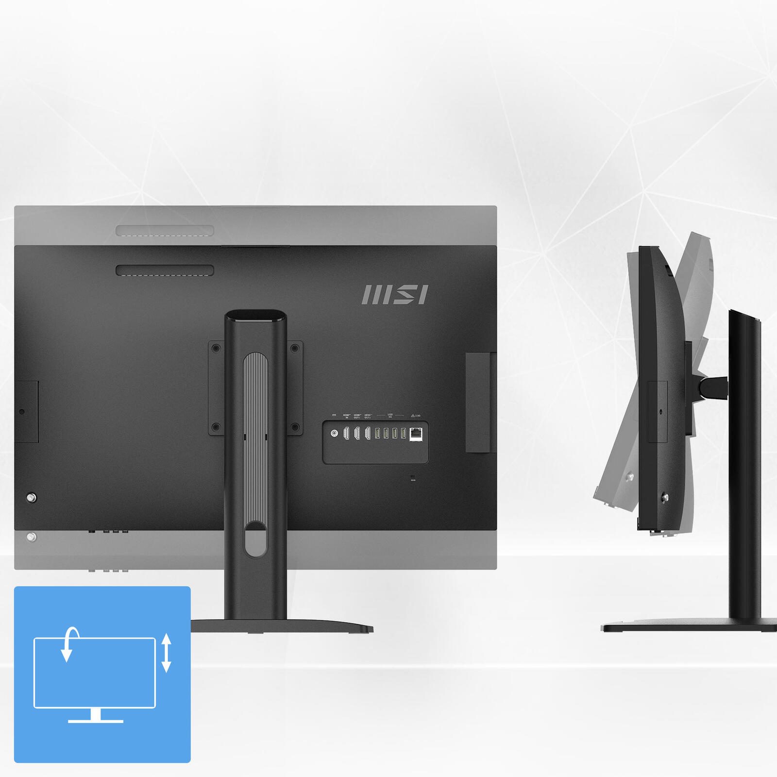 MSI Modern AM273QP AI 1UM All-in-One-PC 69cm (27") Schwarz