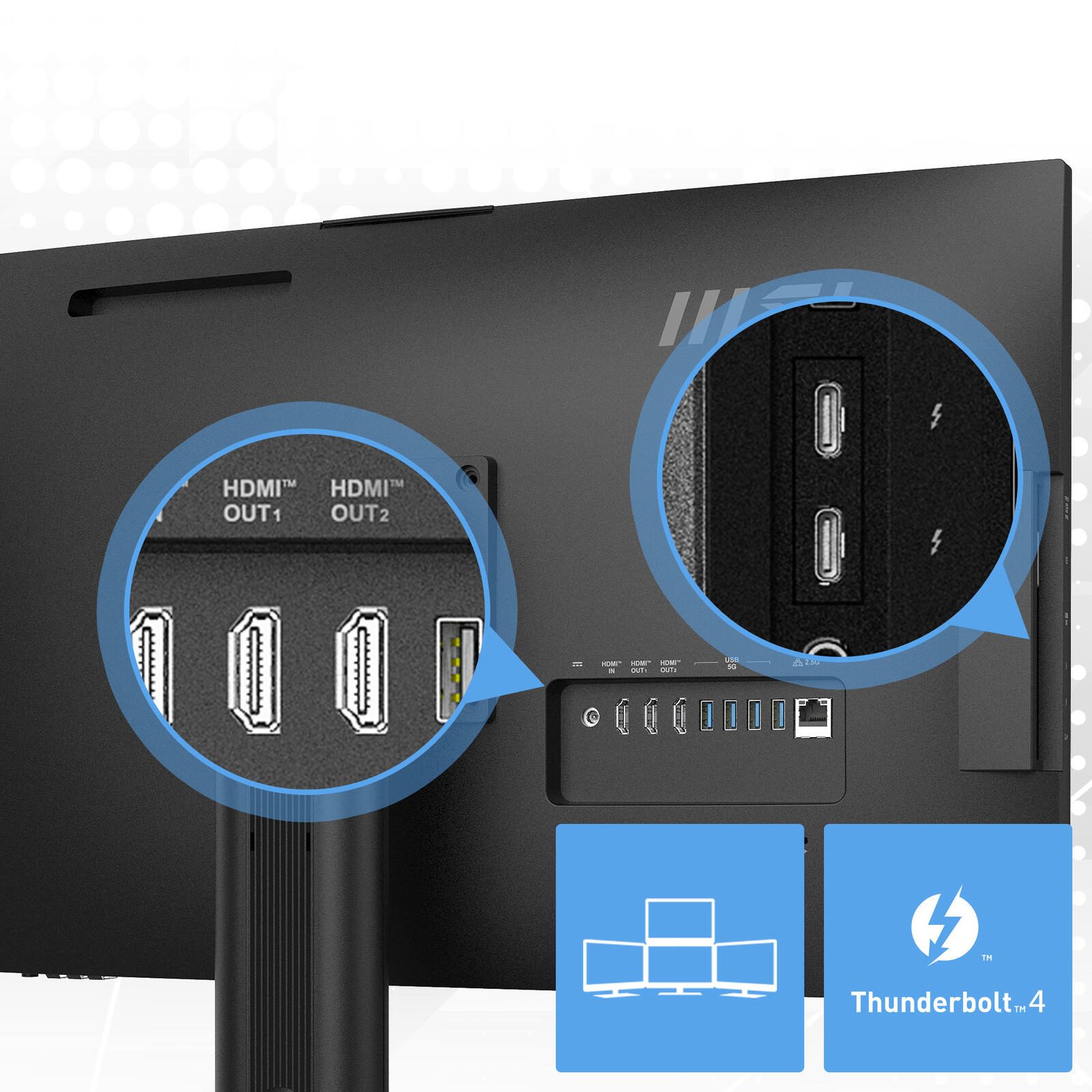 MSI Modern AM273QP AI 1UM All-in-One-PC 69cm (27") Schwarz