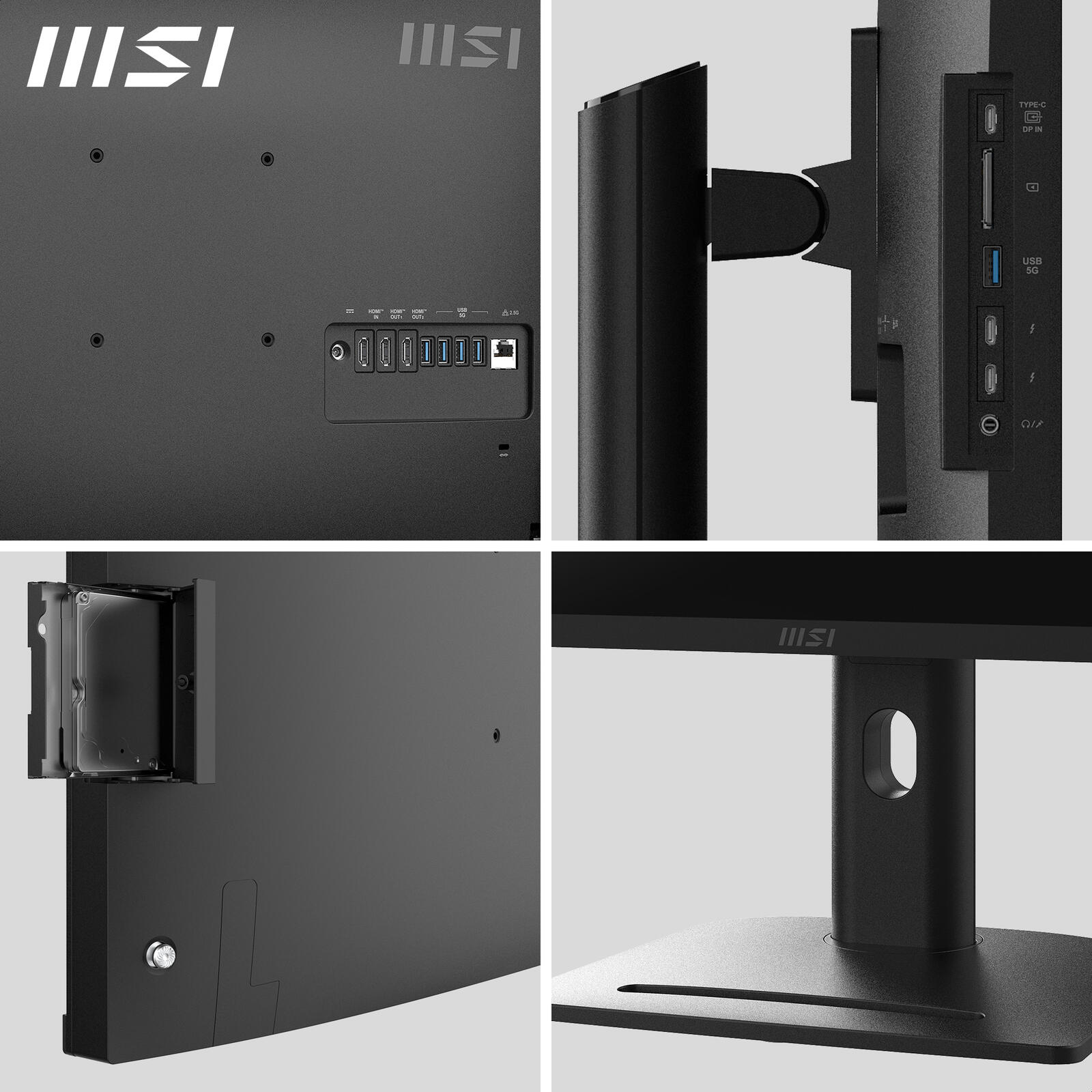 MSI Modern AM273QP AI 1UM All-in-One-PC 69cm (27") Schwarz