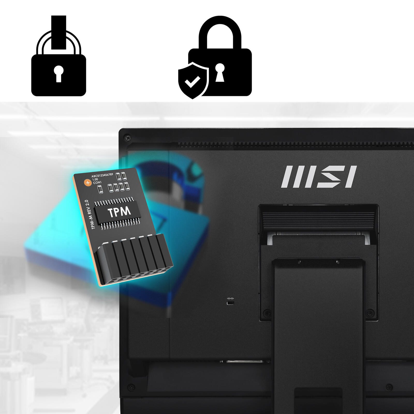MSI PRO AP162T ADL-019DE All-in-One-PC 40 cm (15,6") Schwarz