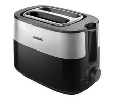 Philips Daily Collection HD2516 Toaster 2 Scheibe, schwarz