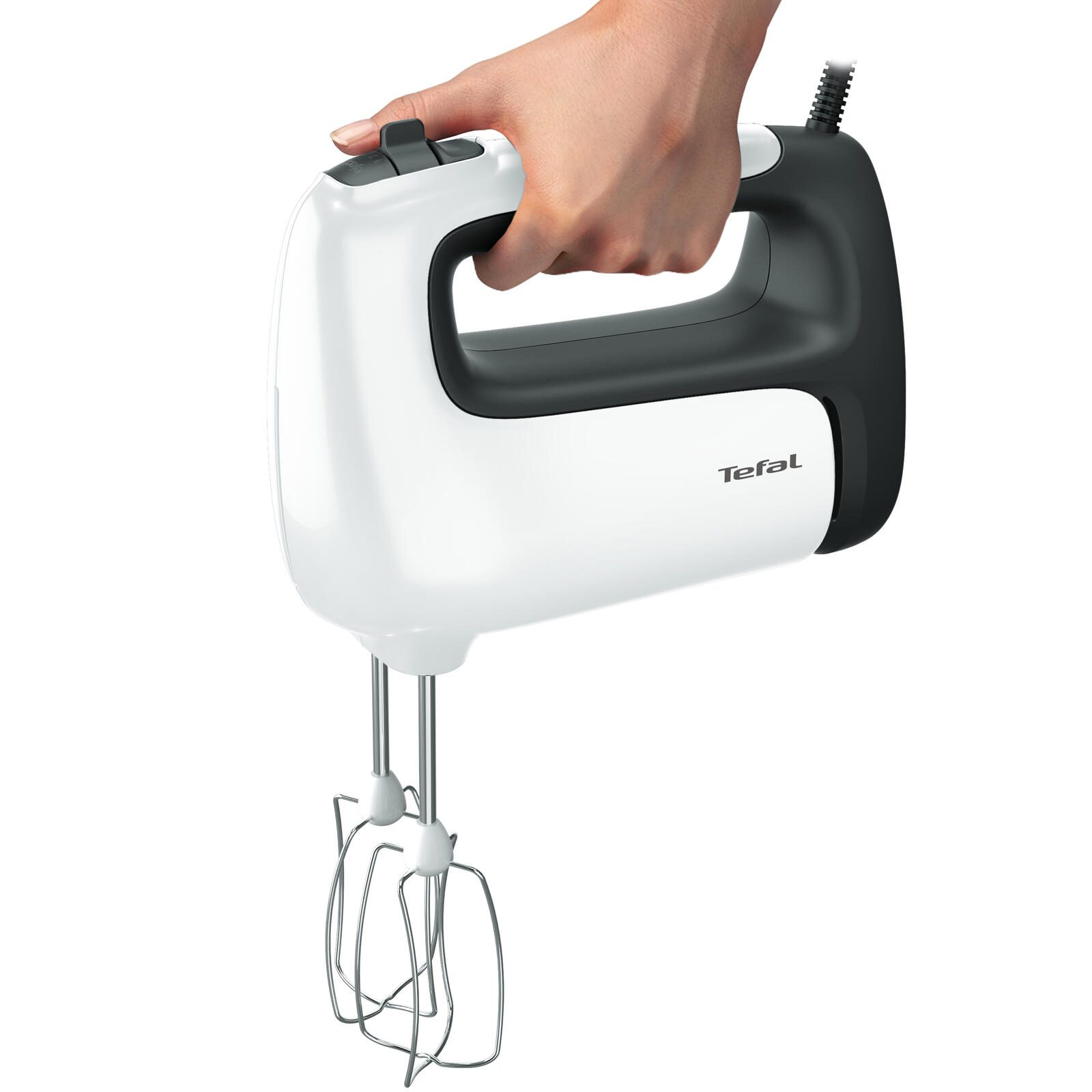 Tefal PrepMix HT4611 Handmixer 500 W, Weiß