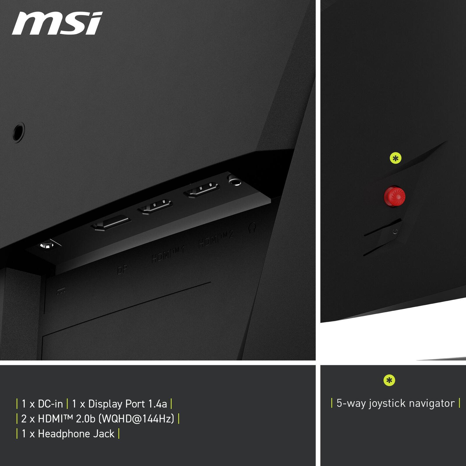 MSI MAG 274CQFDE Curved Gaming Monitor 69 cm (27")