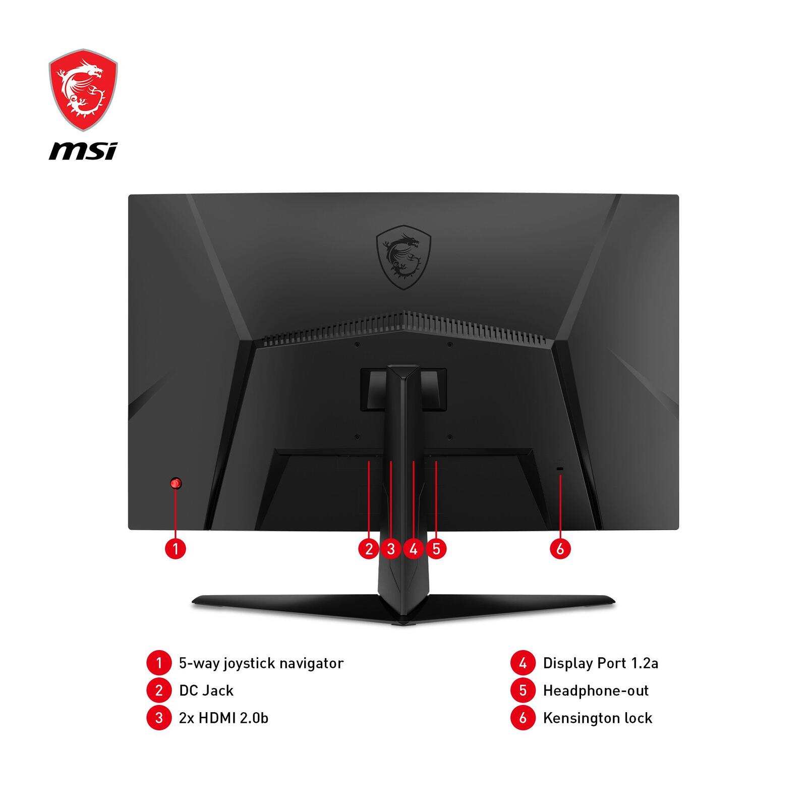 MSI G27C4DE E3 Curved Gaming Monitor 69 cm (27")