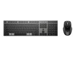 HP 720 Kombo mit wiederaufladbarer kabelloser Tastatur und Maus für mehrere Geräte