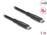 DeLock USB-C/USB-C Kabel, 1 m