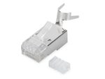 Digitus CAT 6A Modularstecker, 8P8C, geschirmt für Massivleiter AWG 22 - 23