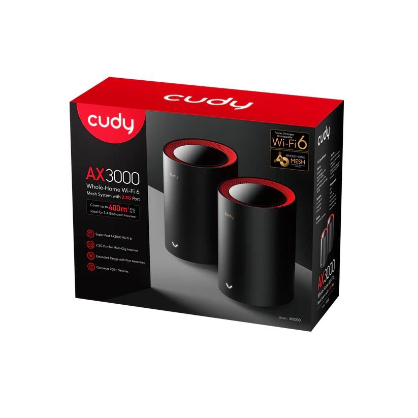 cudy WLAP AX3000 Wi-Fi 6 Mesh 2.5G Solution 2-Pack