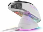 Sharkoon Skiller SGM50W kabellose Gaming-Maus, weiß