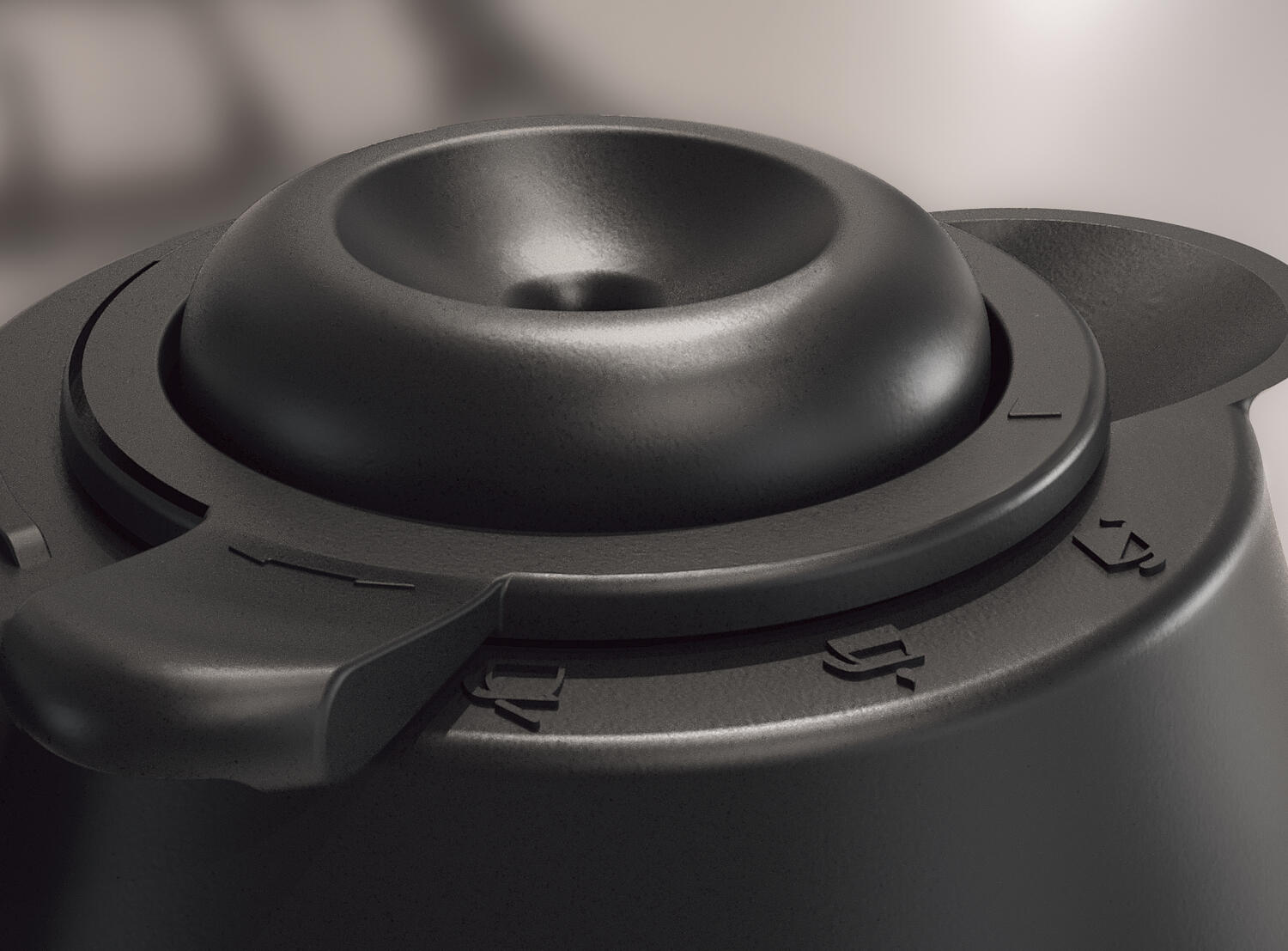 Philips Café Gaia HD7546 - Kaffeemaschine - Metall/Schwarz