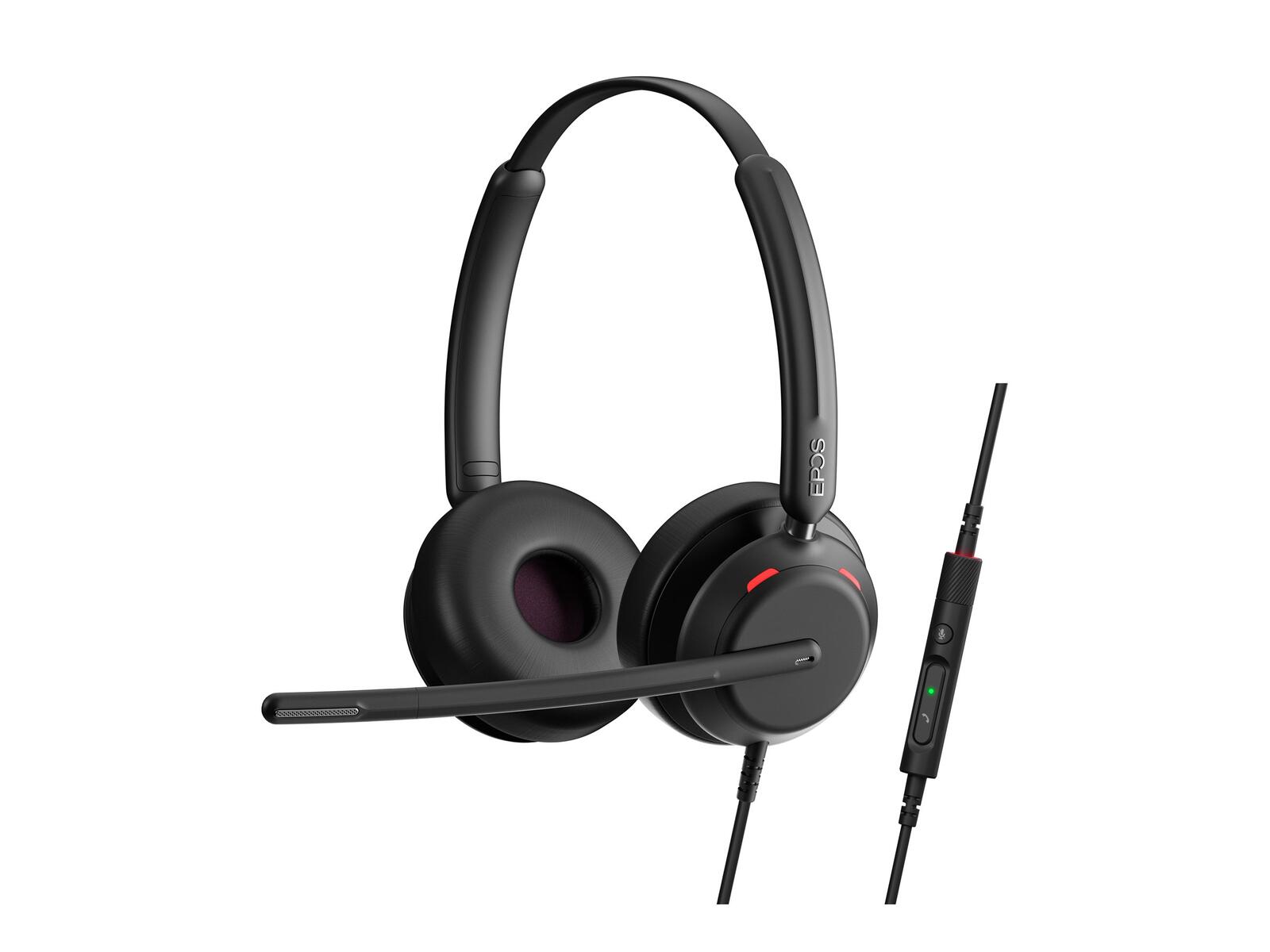 Epos Impact 760 UC Duo Stereo-Headset On-Ear kabelgebunden USB-C