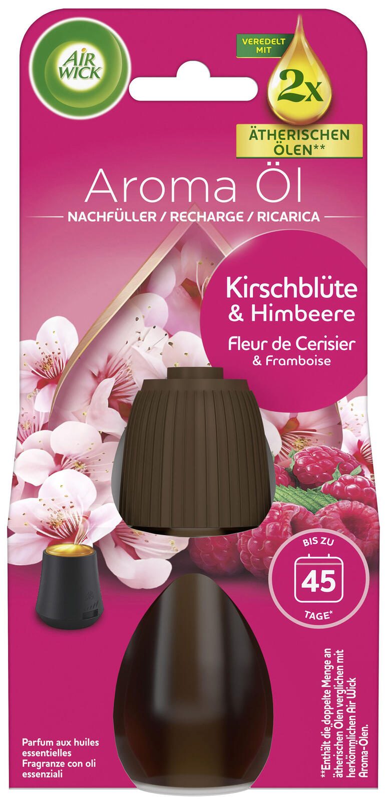 AIRWICK Raumduft-Nachfüller Kirschblüte & Himbeere 20 ml