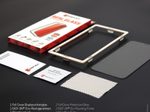 DISPLEX Panzerglas (10H) für Apple iPhone 6/7/8/SE (2020/2022), Eco-Montagerahmen, Full Cover