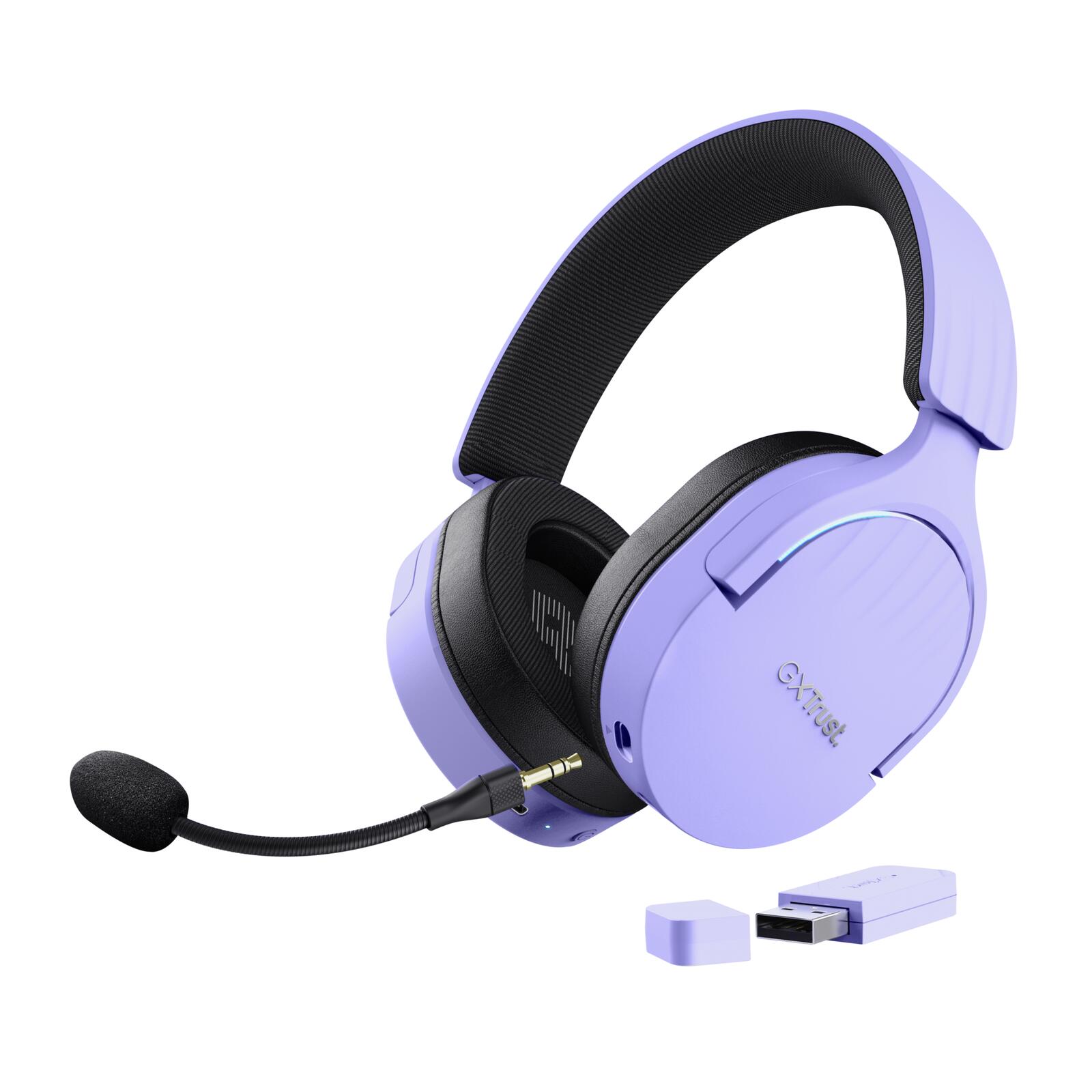 Trust Fayzo Wireless-Gaming-Headset-Purpur