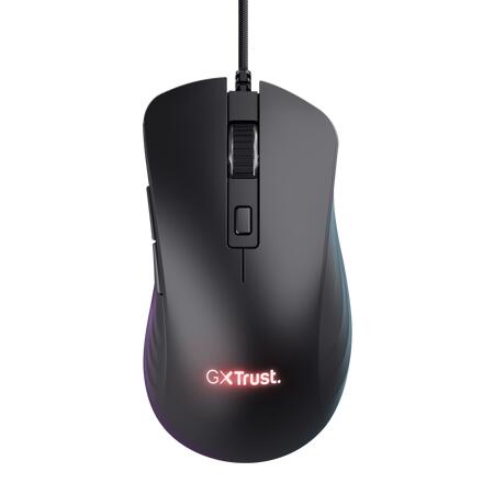 Trust GXT924 Ybar+ Hochleistungsfähige Gaming-Maus - Schwarz