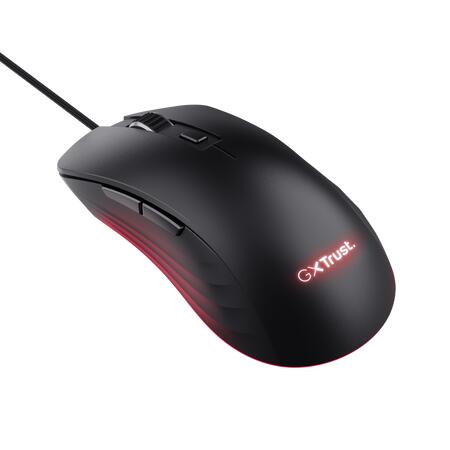 Trust GXT924 Ybar+ Hochleistungsfähige Gaming-Maus - Schwarz