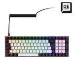 Sharkoon SKILLER SGK50 S2 White Gaming-Tastatur, Gateron Red