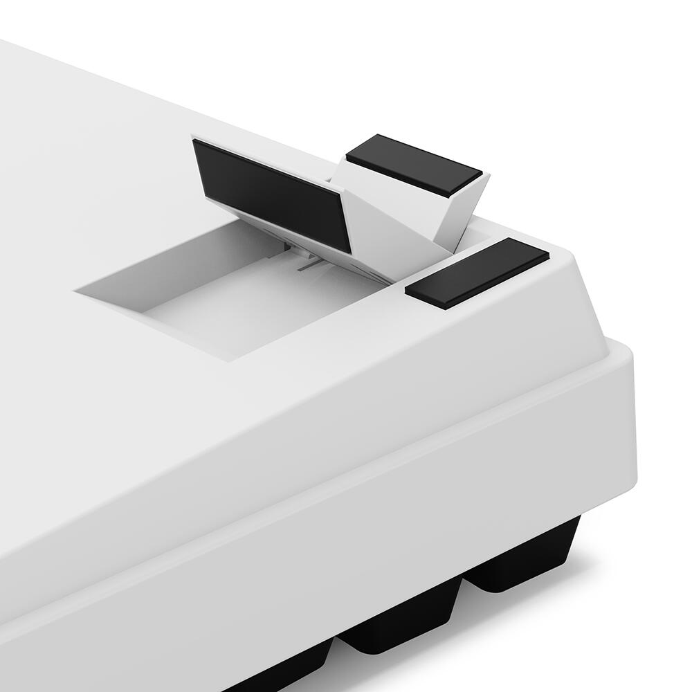 Sharkoon SKILLER SGK50 S2 White Gaming-Tastatur, Gateron Yellow