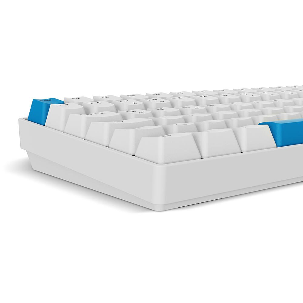 Sharkoon SKILLER SGK50 S2 PBT - White Gaming-Tastatur, Gateron G Pro 3.0 Yellow