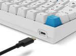 Sharkoon SKILLER SGK50 S2 PBT - White Gaming-Tastatur, Gateron G Pro 3.0 Yellow