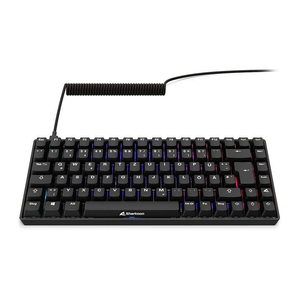 Sharkoon SKILLER SGK50 S3 PBT - Black Gaming-Tastatur, Gateron G Pro 3.0 Yellow