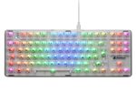 Sharkoon Crystal Shark mechanische Gaming-Tastatur, weiß