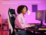 Trust Gaming GXT 714W Ruya Komfortabler Gaming-Stuhl - Weiß