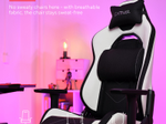 Trust Gaming GXT 714W Ruya Komfortabler Gaming-Stuhl - Weiß