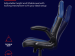 Trust Gaming GXT 703B Riye Gaming-Stuhl - Blau