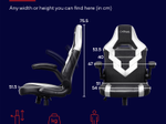 Trust Gaming GXT 703W Riye GamingStuhl - Weiß