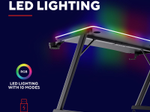 Trust GXT 710 Luminus Pro RGB Gaming-Tisch - Schwarz