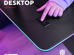 Trust GXT 710 Luminus Pro RGB Gaming-Tisch - Schwarz