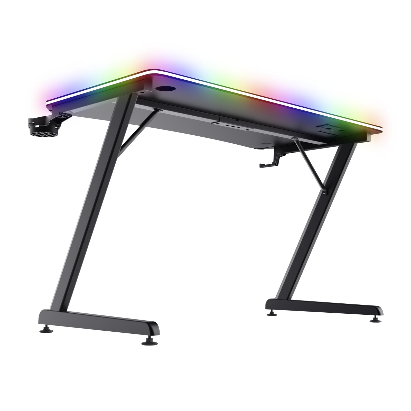 Trust GXT 710 Luminus Pro RGB Gaming-Tisch - Schwarz