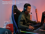 Trust Gaming GXT 709 Luminus RGB Gaming-Tisch - Schwarz