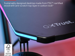 Trust Gaming GXT 709 Luminus RGB Gaming-Tisch - Schwarz