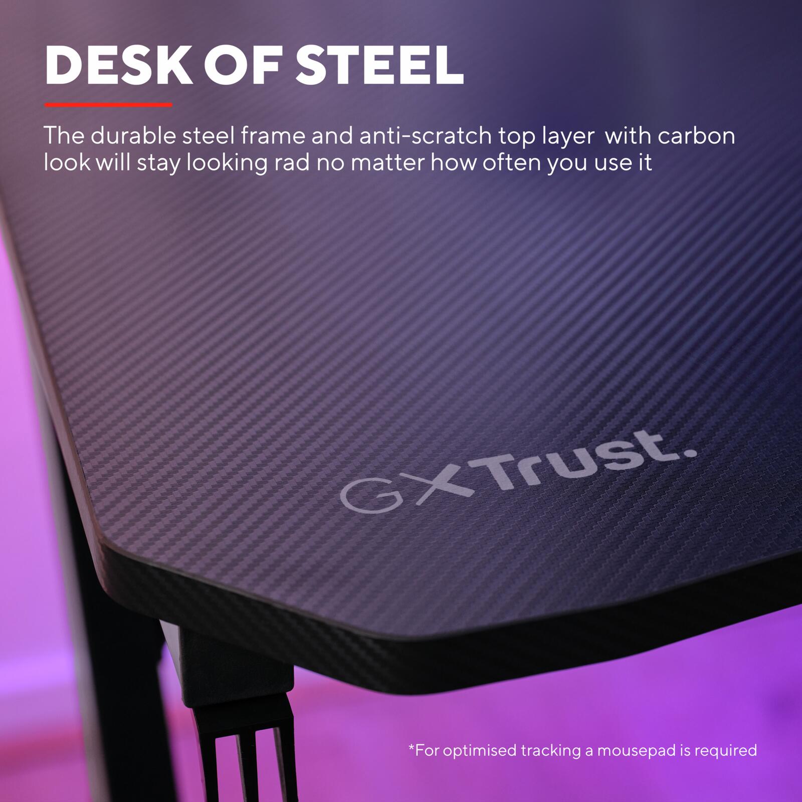Trust Gaming GXT 700 Omnius Gaming-Desk - Schwarz
