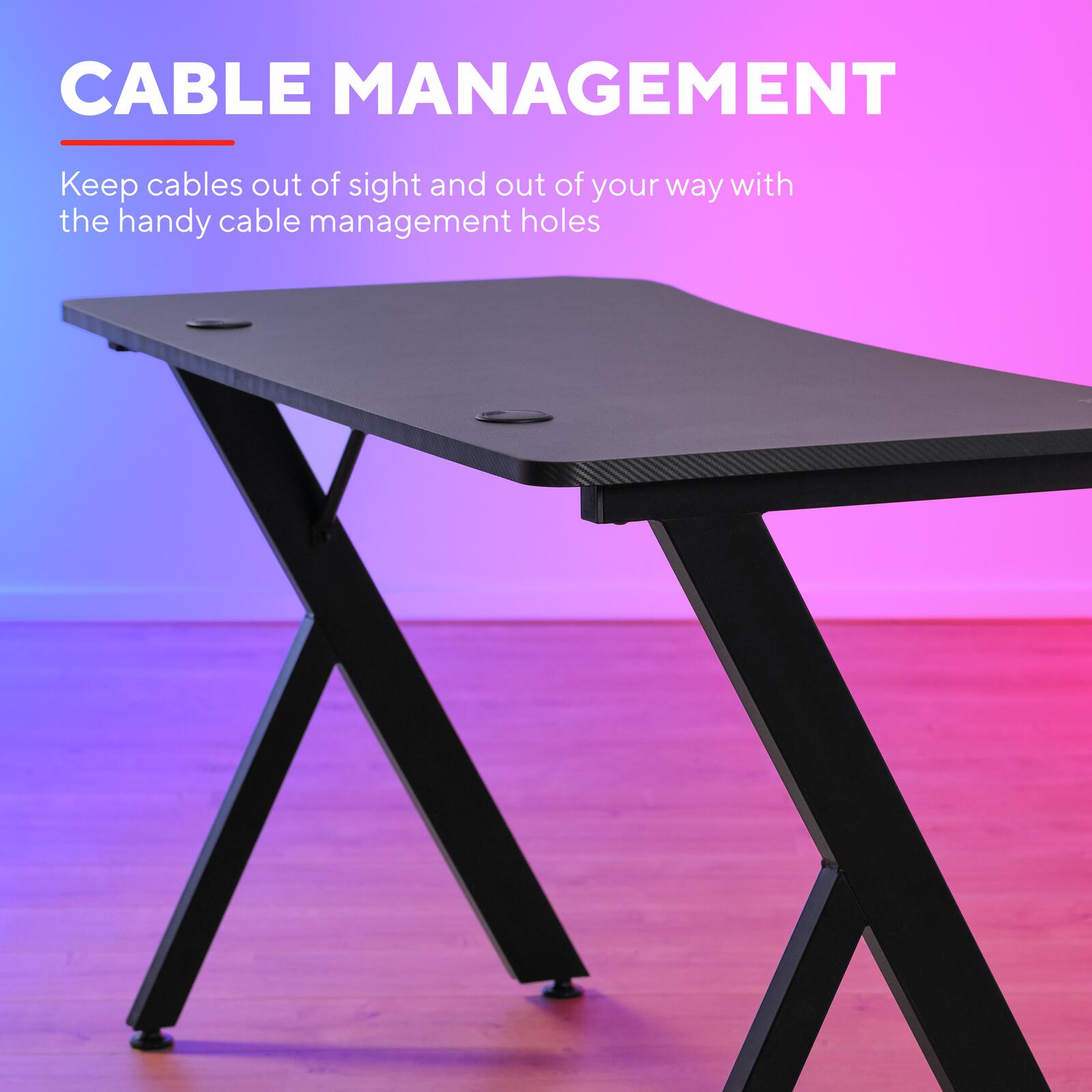 Trust Gaming GXT 700 Omnius Gaming-Desk - Schwarz