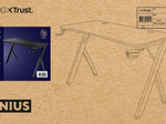 Trust Gaming GXT 700 Omnius Gaming-Desk - Schwarz